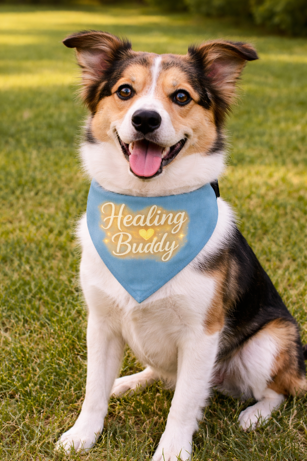 Healing Buddy - Unisex Pet bandana collar M