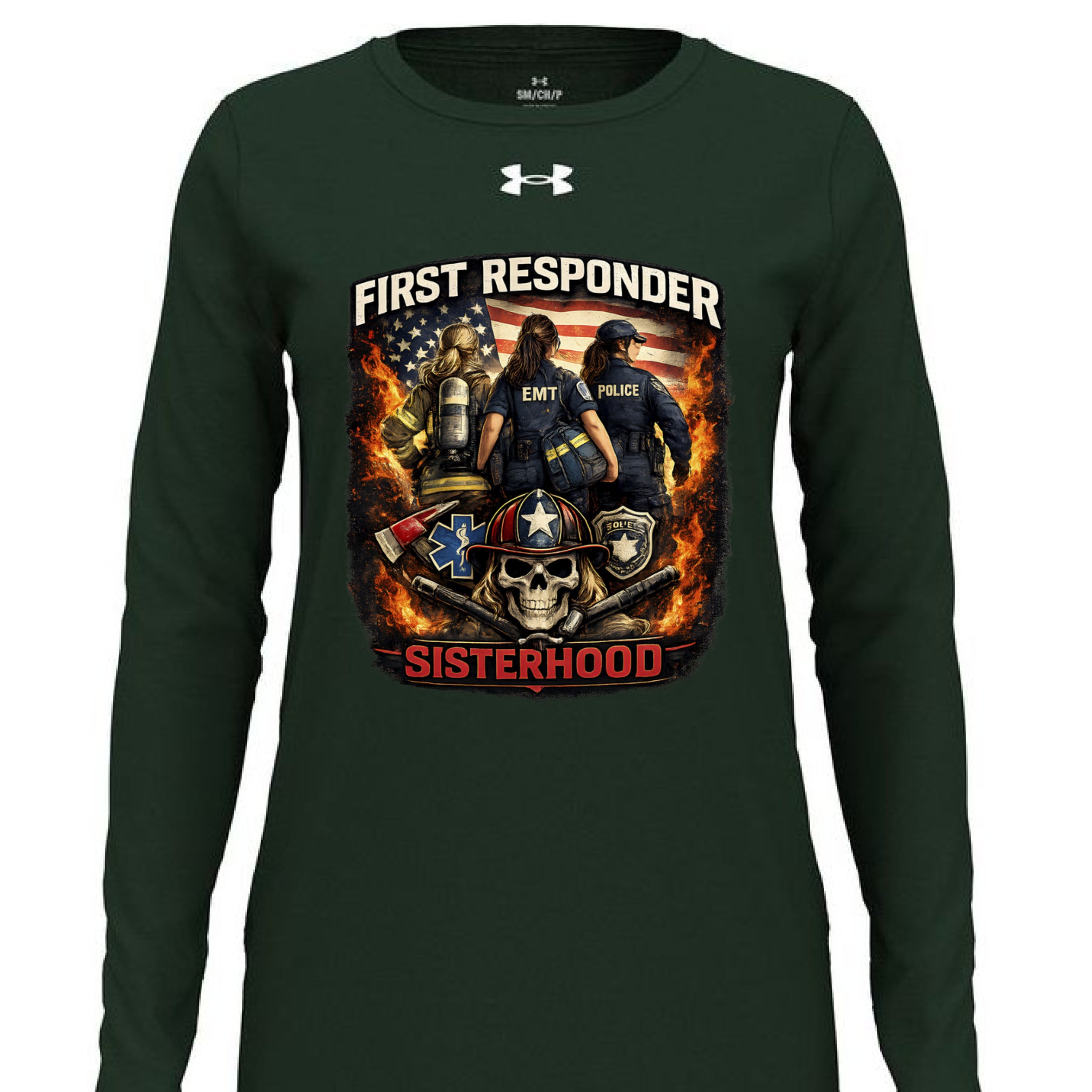 Forest Green/ White - FRONT
