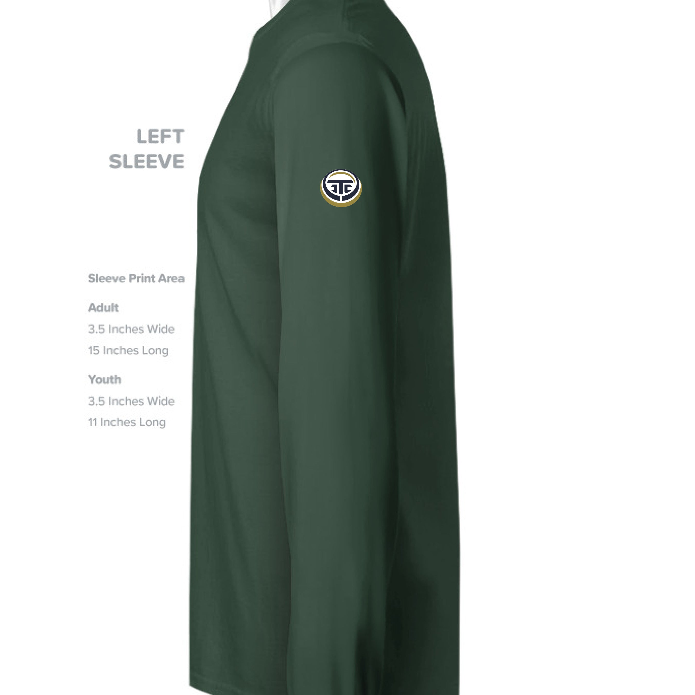 Forest Green/ White - SLEEVE_LEFT