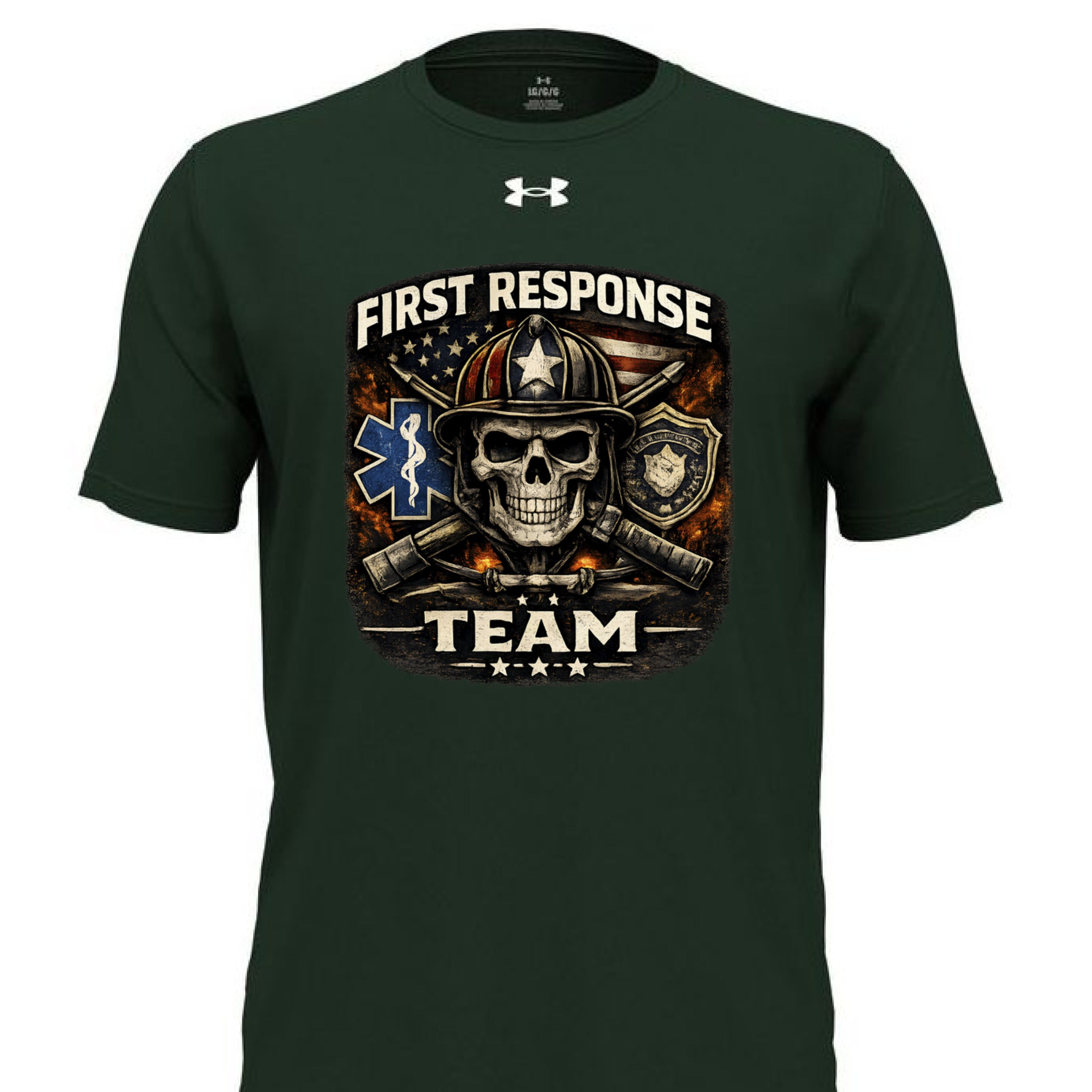 Forest Green/ White - FRONT