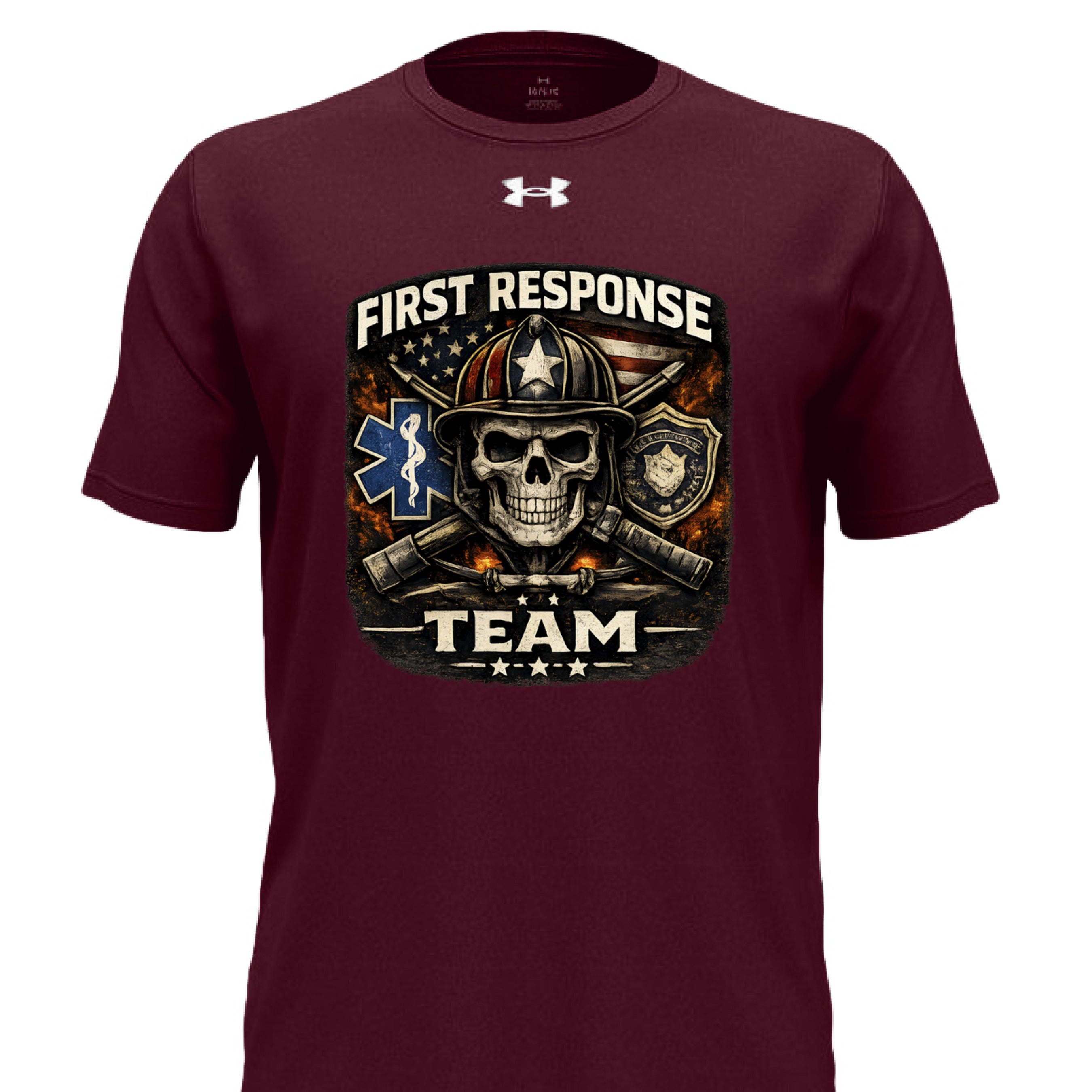 Maroon/ White - FRONT
