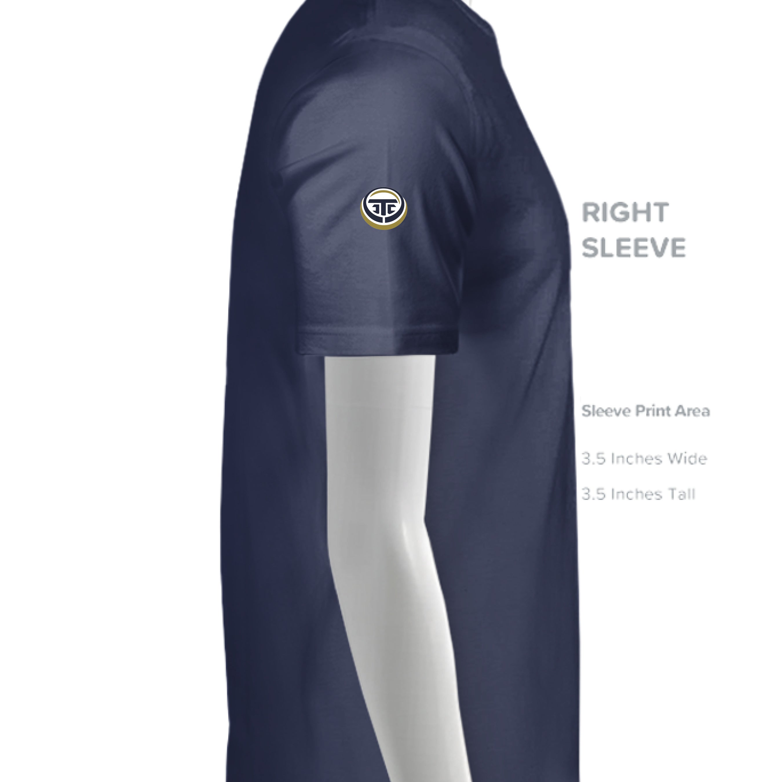 Midnight Navy/ White - SLEEVE_RIGHT