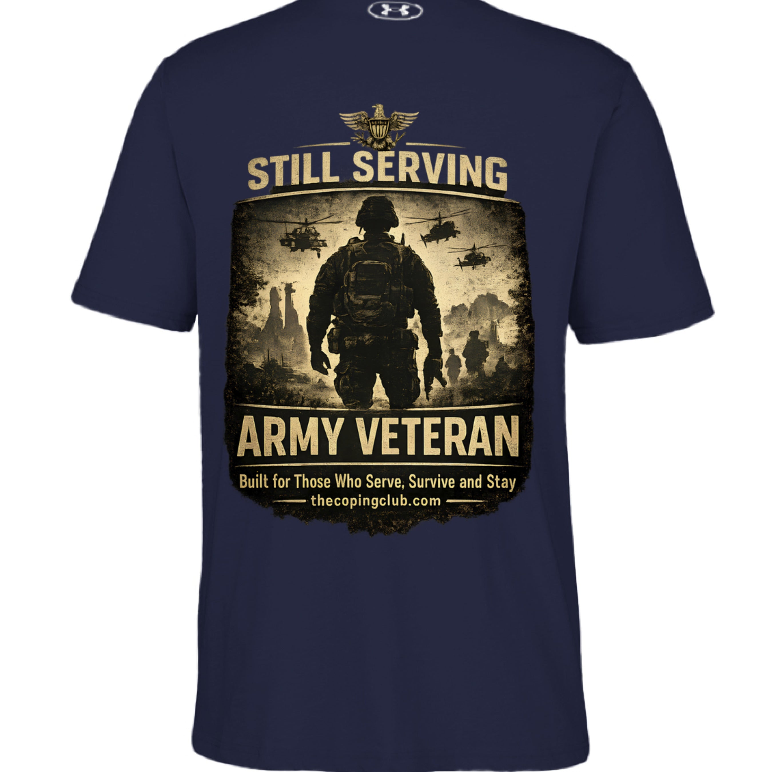 Midnight Navy/ White - BACK