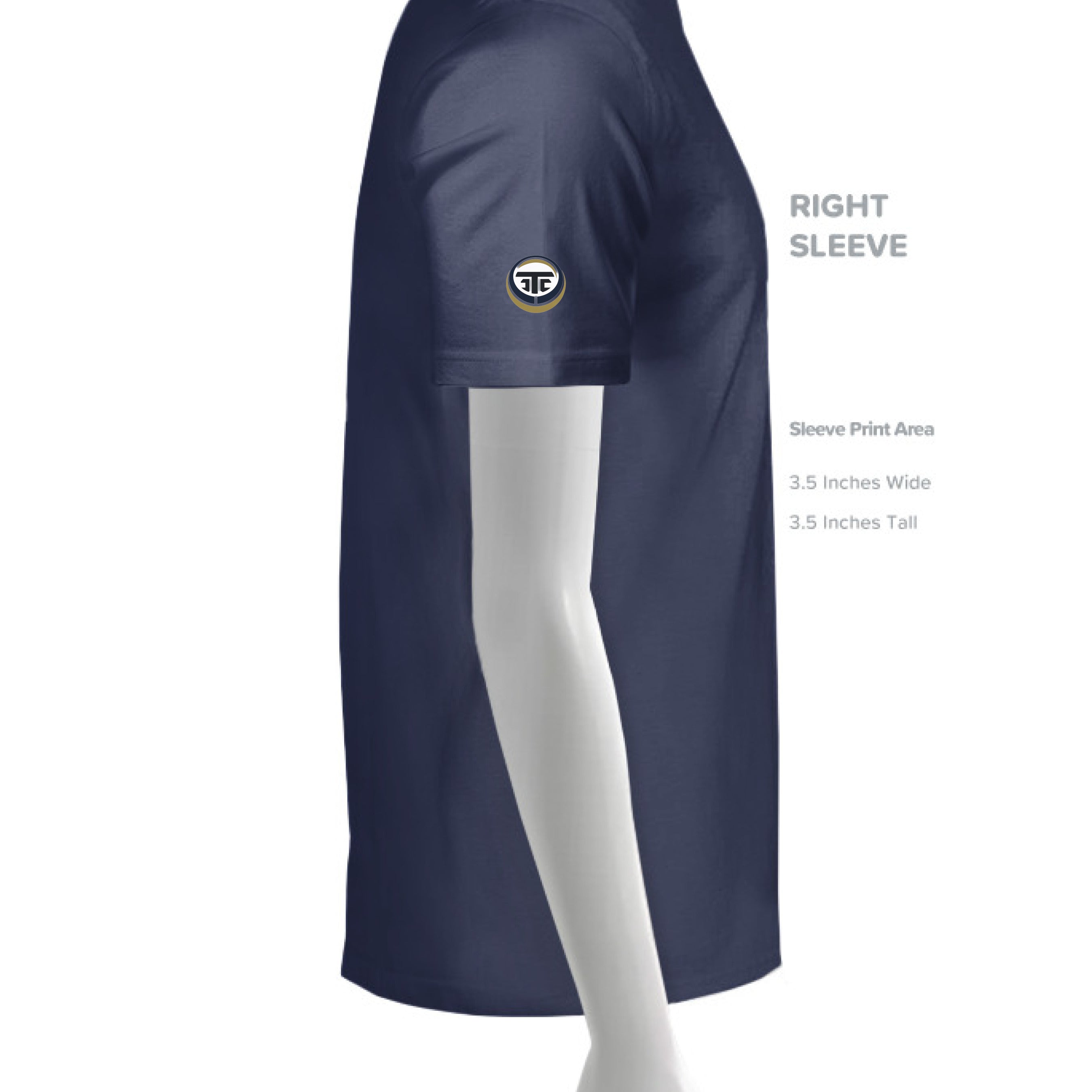 Midnight Navy/ White - SLEEVE_RIGHT