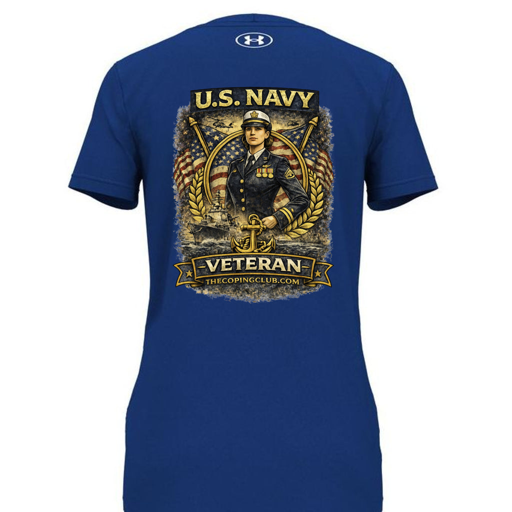 Royal/ White - BACK