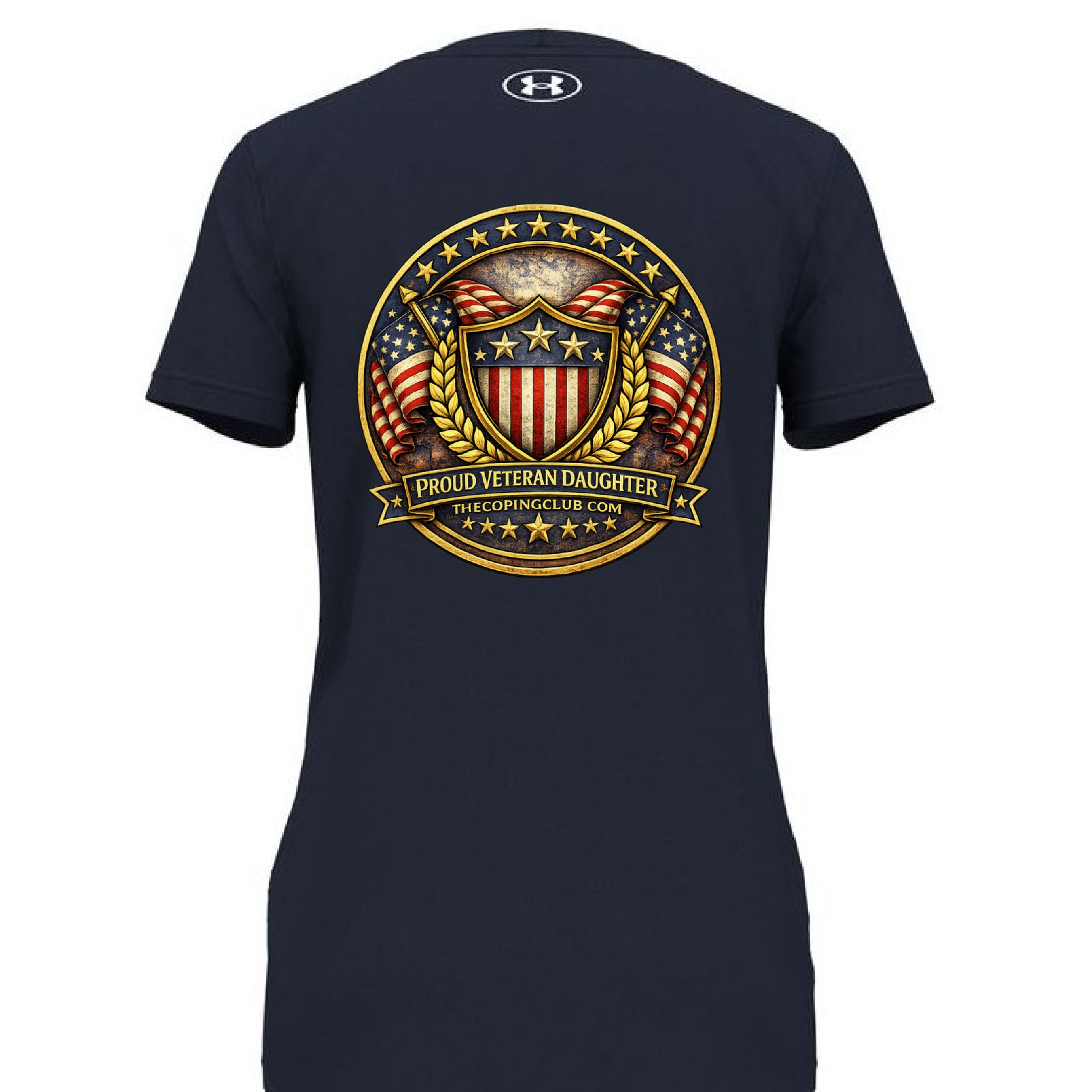 Midnight Navy/ White - BACK