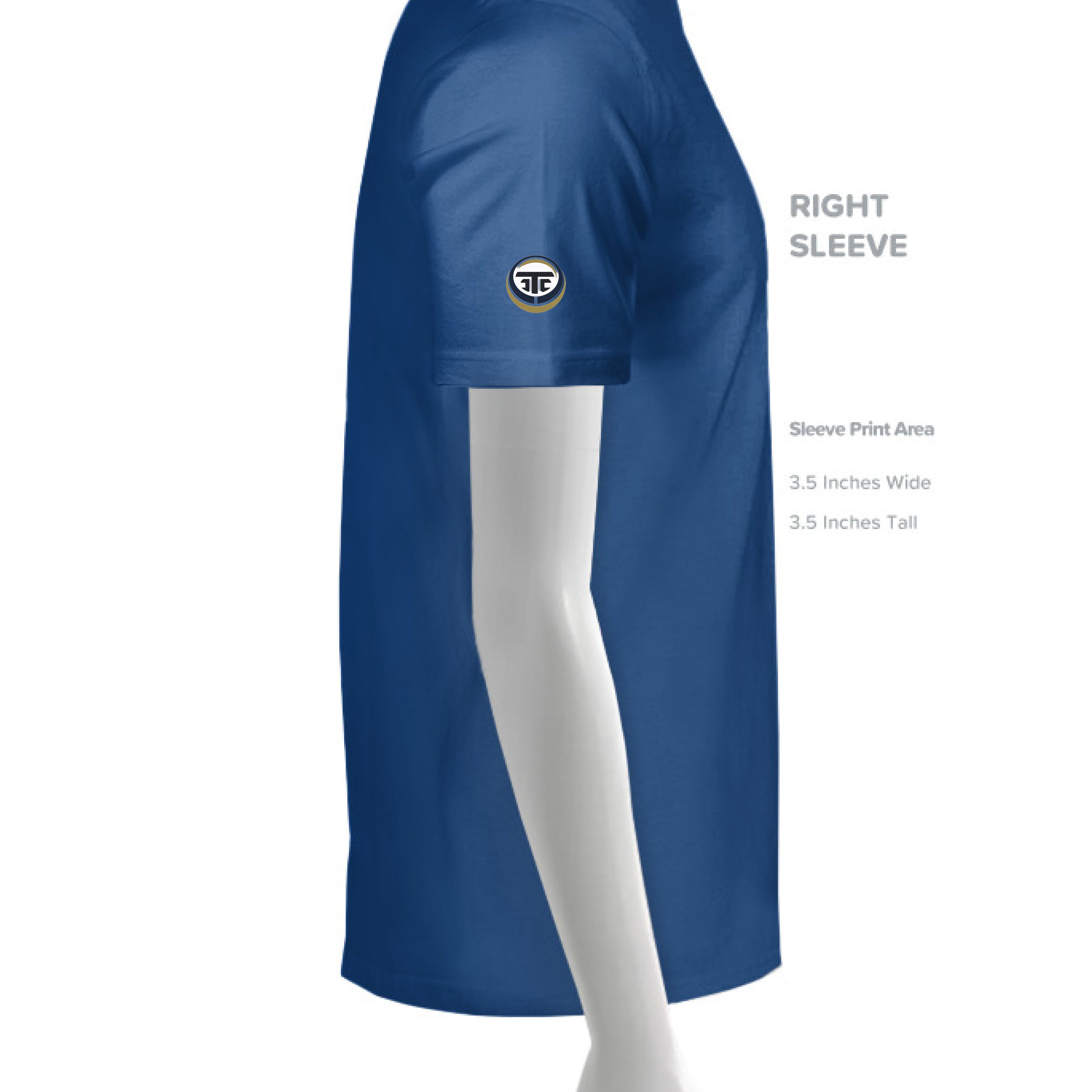 Royal/ White - SLEEVE_RIGHT