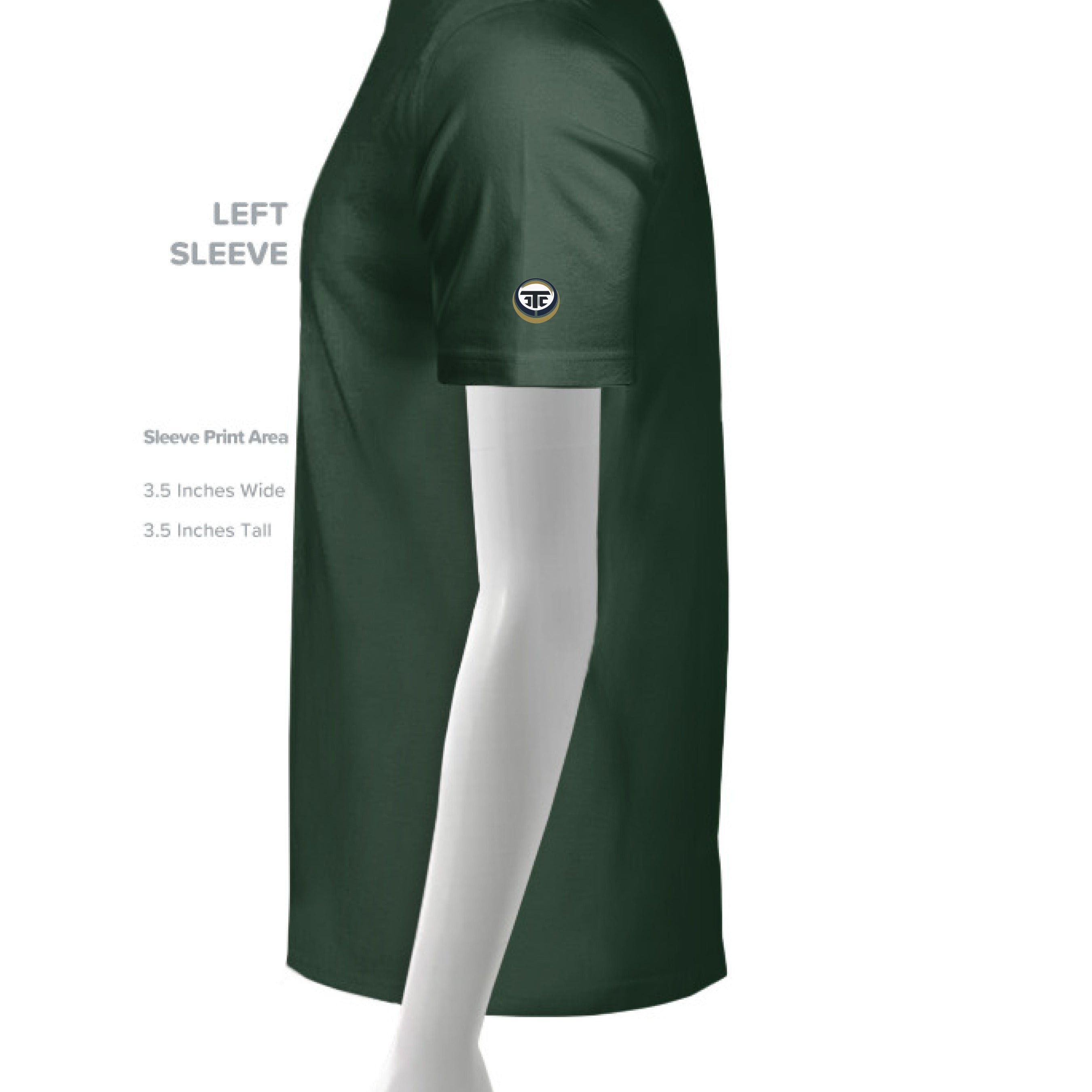 Forest Green/ White - SLEEVE_LEFT