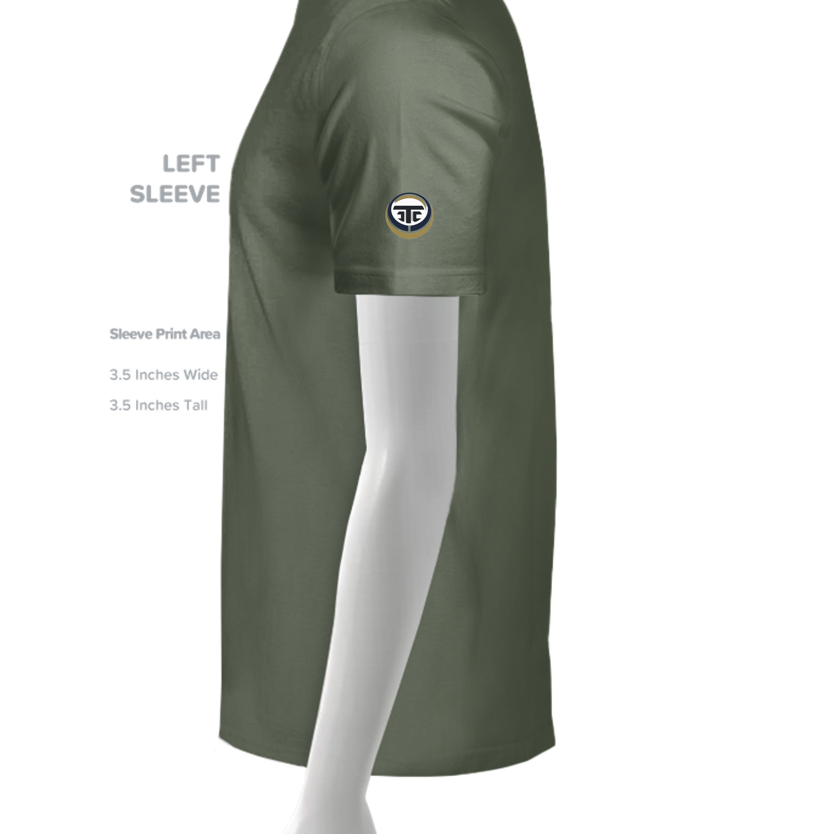 MILITARY GREEN - G200 - SLEEVE_LEFT